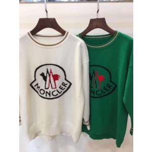 2018 Moncler Sweater For Women 162613 White Green