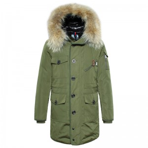 2018 Moncler Coats For Men 162803 Black Green