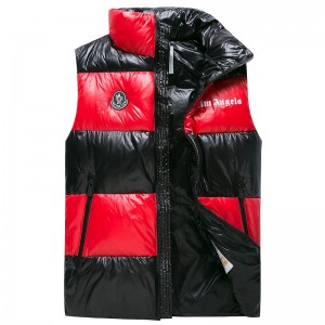 2018 Moncler Vests For Men 163055 Black Red