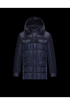 2017 New Style Moncler Leisure Down Coats For Men Blue