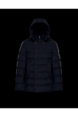 2017 New Style Moncler Down Jackets Mens Double Breasted Navy