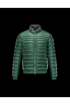 2017 New Style Moncler Mens Down Jackets Stand Collar Green