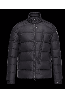 2017 New Style Moncler Eric Fashion Men Down Jackets With Zip Black