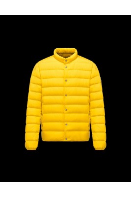 2017 New Style Moncler Leon Fashion Mens Down Jackets Yellow