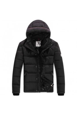 2017 New Style Moncler Chartreuse Down Jackets Mens Black