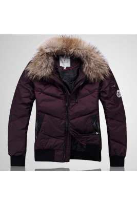 2017 New Style Moncler Down Jackets Handsome Men Claret