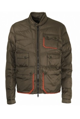2017 New Style Moncler Fashion Mens Down Jackets Multi Pocket Brown