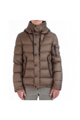 2017 New Style Moncler Fashion Down Jackets Handsome Men Brown