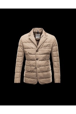 2017 New Style Moncler Mens Down Jackets Multi Pocket Apricot