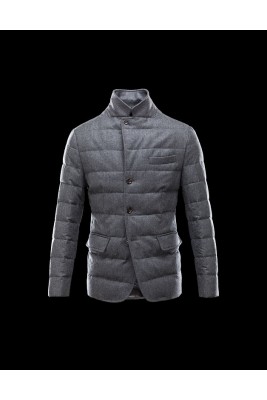 2017 New Style Moncler Leisure Mens Down Jackets Grey
