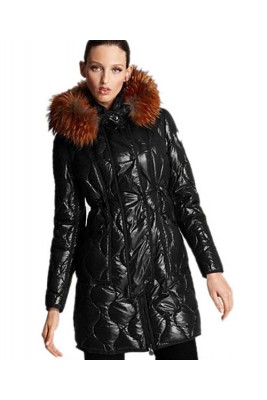 Moncler Lontre Designer Coat For Women Black