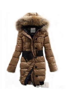 Moncler LUCIE New Women Pop Star Khaki Coat Down