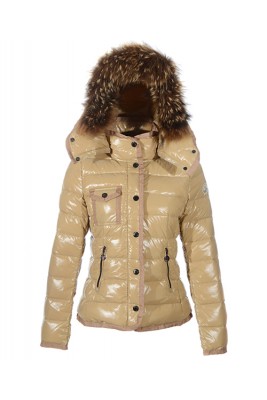 Moncler Armoise Hot Sell Down Jackets For Women Khaki