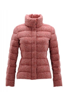 Moncler Cardere Classic Down Jackets Women Stand Collar Red