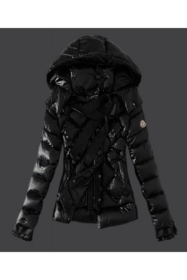 2016 Moncler Fashion Leisure Womens Down Jackets Black