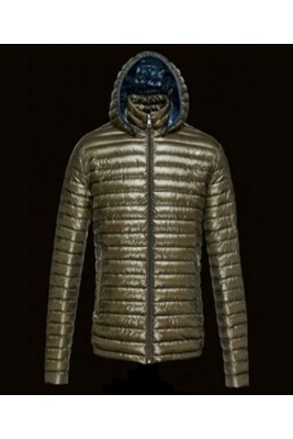 2016 Moncler Lionel Mens Down Jackets Zip Hooded Army Gree