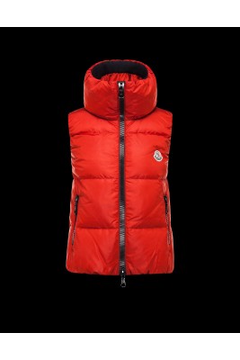2016 Moncler PETY Top Quality Womens Down Vests Red