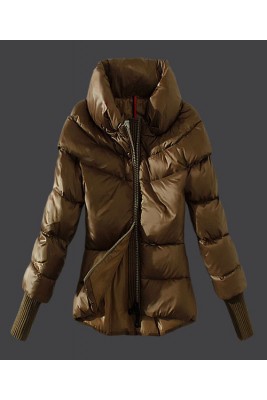 2016 Moncler Windproof Womens Jackets Stand Collar Green C