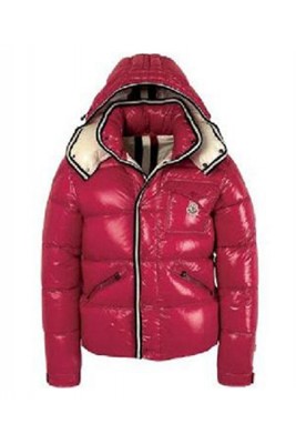 Moncler Branson Classic Mens Down Jackets Red Short