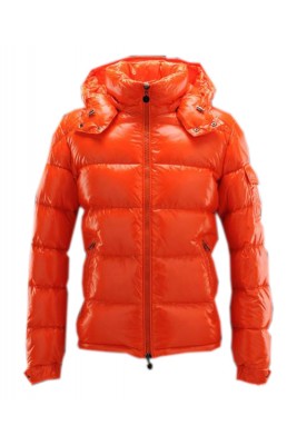 Moncler Maya Winter Mens Down Jacket Fabric Smooth Orange