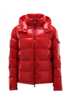 Moncler Maya Winter Mens Down Jacket Fabric Smooth Red