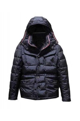 Moncler Millais Down Jackets Mens Collar Multi Pockets Black