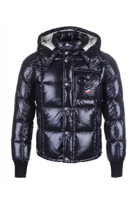 Moncler Reynold Featured Mens Down Jackets Black