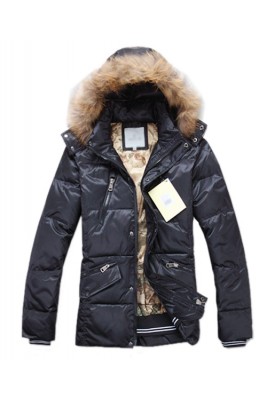 Moncler Top Quality Down Jackets For Men Multi Zip Style Black