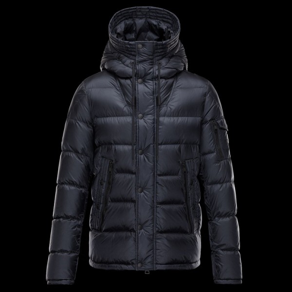 2017 New Style Moncler Cesar Down Mens Jackets Fashion Dark Blue