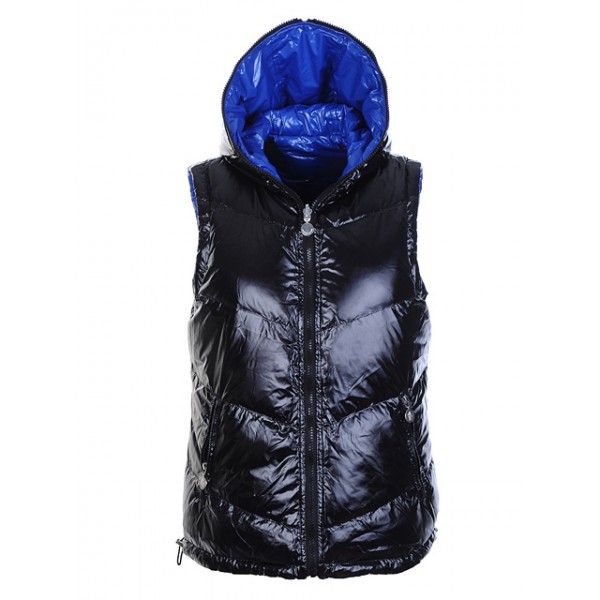 Moncler Womens Sleeveless Vests Double-Sided Blue