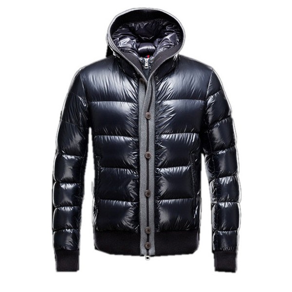 Moncler Cesar Down Mens Jackets Fashion Dark Blue