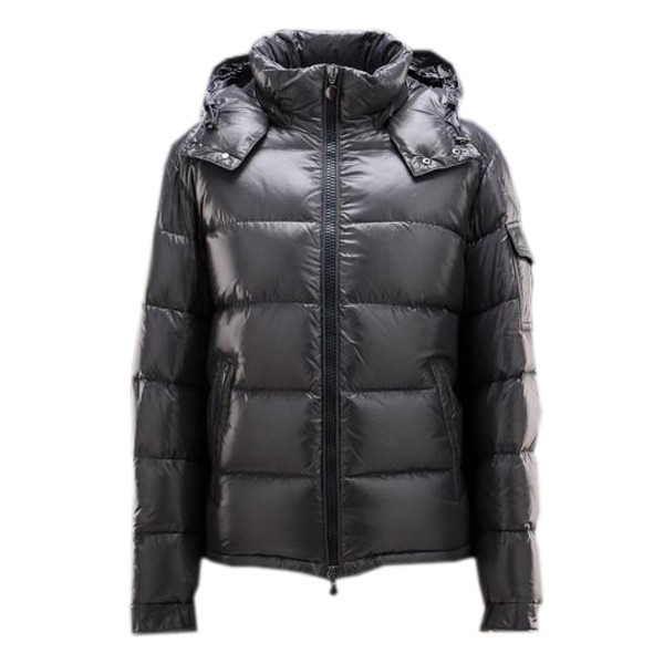 Moncler Maya Winter Mens Down Jacket Fabric Smooth Grey
