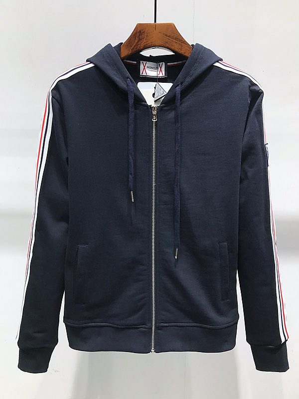 2018 Moncler Tracksuit For Men 162603 Dark Blue Black